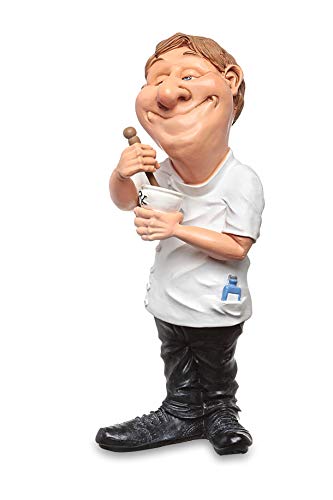 Les Alpes Figura Farmacista, 21cm - Statuina Figurina Dipinta a Mano in Resina Sintetica - Collezione Funny World Mestieri Sanità Salute - 014 77038