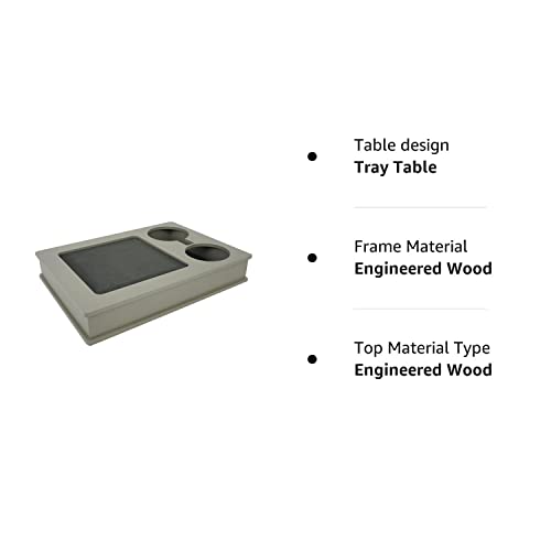Sofa, Couch, Bed, Tv And Lap Tray Table For Eating With Eva Base And 2 Cup Holders. Remote Control And Cellphone Holder. Arm Rest Organizer. (Fendy) #TOP6