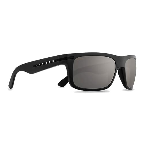 Image of Kaenon Unisex Burnet Sunglasses - Black Label Black | Ultra Black Mirror