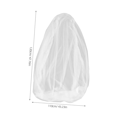 Funda protectora de gasa Toyvian resistente al desgaste para sofá perezoso blanco 3