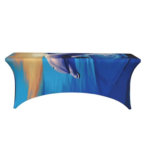 Nappe dauphin extensible ajustée nappe de table 1.8m banquet - 3