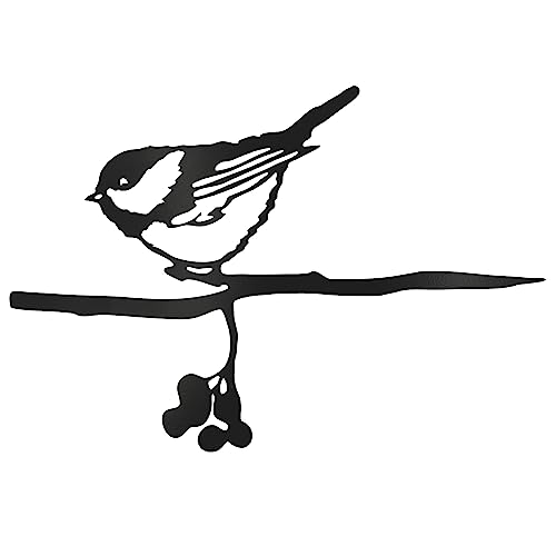 MoreTake Robin Metal Bird Ornaments, Robin Garden Ornament Decor, Metal Birds Garden Art