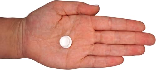 Image of (Pack of 40) White Plastic Hole Plugs 0.63 inch x 0.51 inch (16 x 13 mm), Drill Hole Cover Caps, Furniture Hole Plug, Screw Hole Plugs