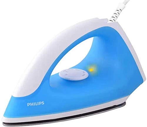 Philips GC091 750W 750 W Dry Iron (Blue), 750 watts, Stainless Steel