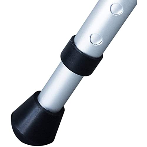 Bastda Passeggio, Sedile a Stampella Pieghevole, Sedia a Stampella in Alluminio Leggero Regolabile in Altezza con Luce a Led, Sgabello a Stampella per Massaggio, Sgabello Di Riposo per Anzian