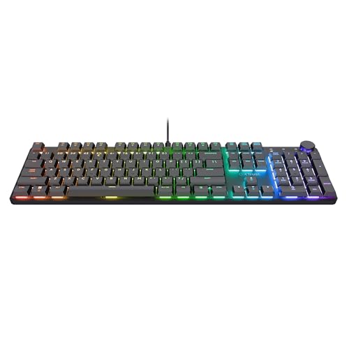 GXT 866 Torix Tastiera Meccanica QWERTY US, Switch Huano Lineari, Illuminazione RGB, Rollover N-Key Rollover USB Programmabile Tastiera PC Laptop - Nero - Tastiera gaming - Immagine 2