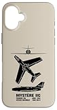 Installation facile Coque pour iPhone 16 Plus Mystère IIC de l\'aviation française
