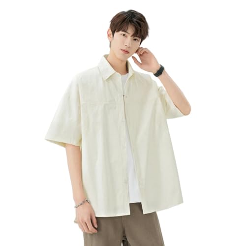 Chemise d'été manches courtes en maille pour terrasses et vacances