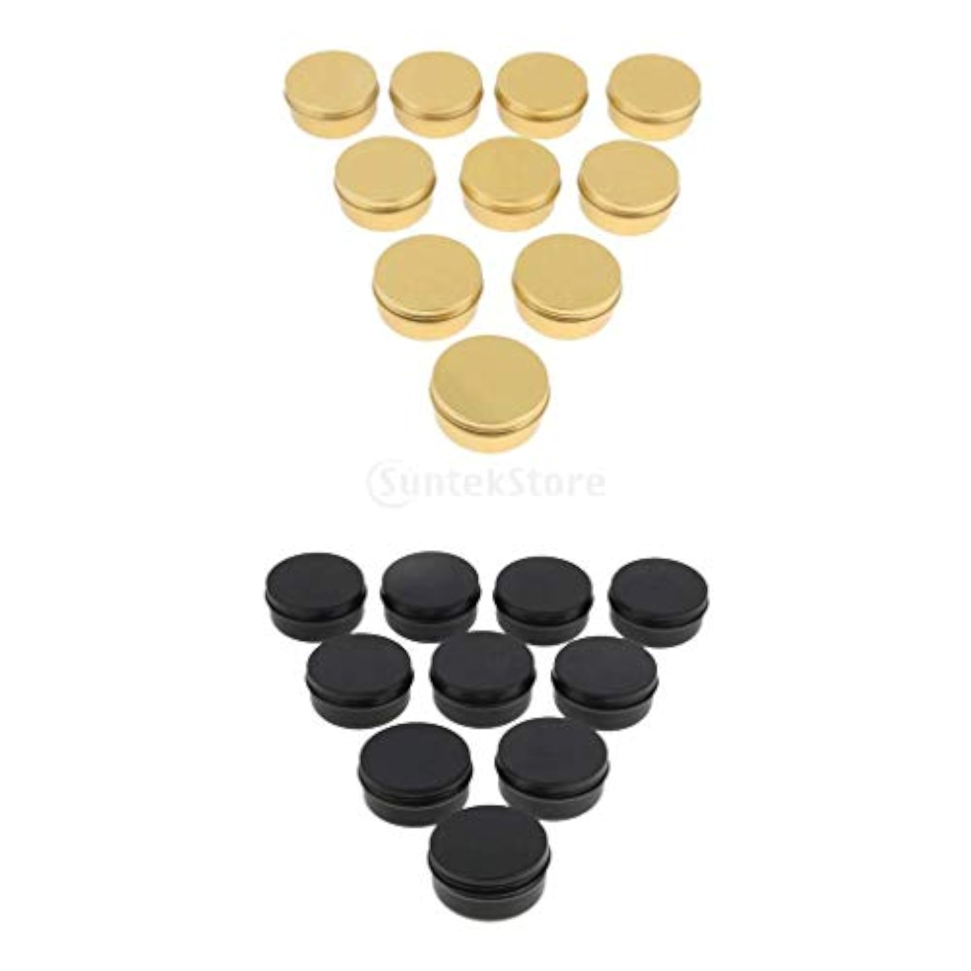20pcs Empty Metal Cosmetic Containers for Travel