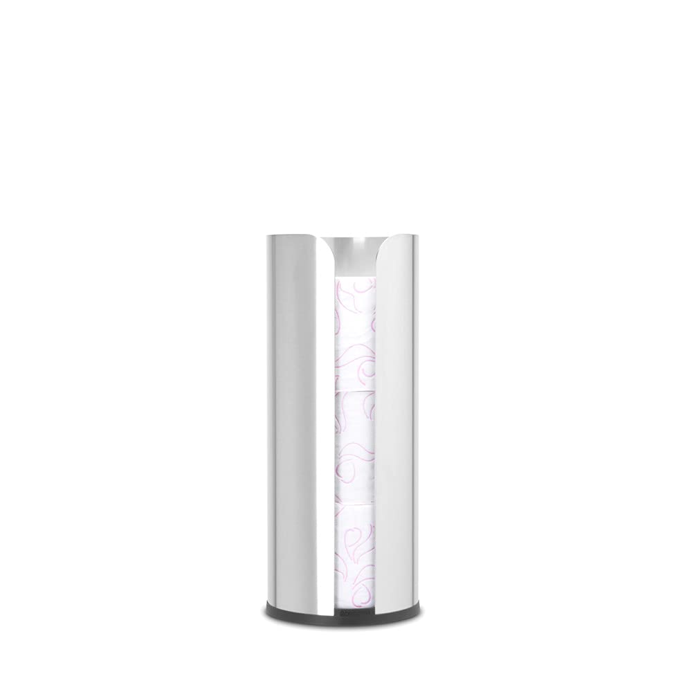 Brabantia 280566 ReNew Collection Distributeur de papier hygiénique, Matt Steel