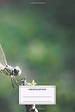  Composition Notebook: Animals Yellow Dragonfly Animals Composition Notebobok Over 50 Sheets
