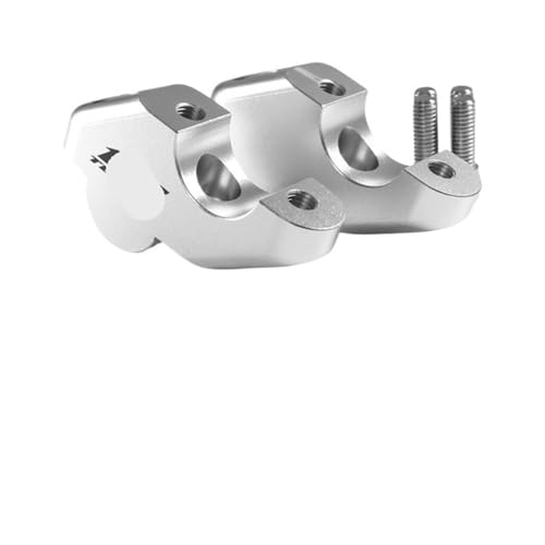 Réhausseur de guidon argent pour Tuono 660 V4 1100 et Dorsoduro 900