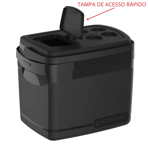 Caixa Térmica Tropical 32L, Soprano, Preto, Grande