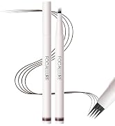FOCALLURE FLUFFMAX TINTED Liquid Eyebrow Pen, Eyebrow Microblading Pen with a Micro-Fork Tip Appl...