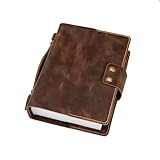 ESV Study Bible Cover – Full Grain Leather Bible Case with Handle, Handmade Vintage Protector for ESV Study Bible Only
