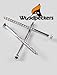 T10300WP5 Woodpecker, Flat Head, 6 Lobe Drive (5 LB Pack)