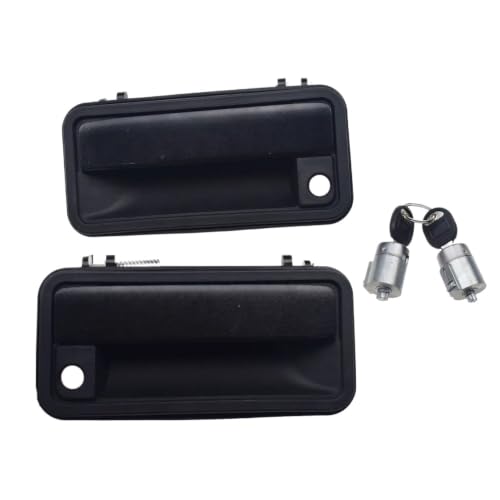 Poignée de porte extérieure noire avant pour réparer serrure camion CK 15742230