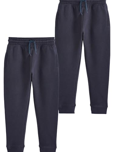 Pantalones de chándal slim para niños con cintura elástica de algodón