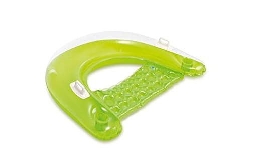 Intex Unisex Sentarse y flotadores de Panel Superior, Verde/Naranja, 152 x 99 cm | Ya disponible en tu tienda friki favorita! En mundofriki.es!