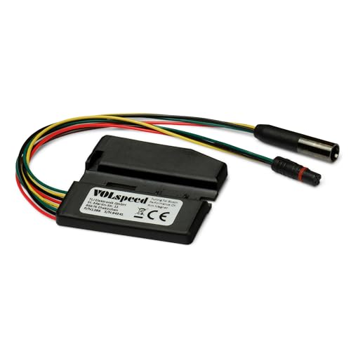 Utilizzo esclusivo di magneti per cerchioni ORIGINALI! Non è necessario alcun sensore di velocità aggiuntivo! Modulo di messa a punto di altissima qualità prodotto in Germania. È possibile configurare liberamente il limite di velocità tra 25 km/h e 45 km/h. L'installazione è semplice e avviene tramite plug and play collegandolo al motore. Non è necessario alcuno smartphone o PC; Il modulo funziona immediatamente dopo l'installazione sul motore grazie all'inizializzazione automatica.