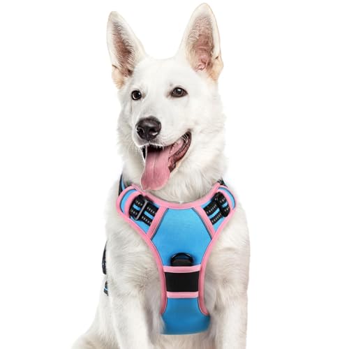 Image of Eagloo Dog Harness for Large Dogs, No Pull Pet Vest with 2 Leash Clips