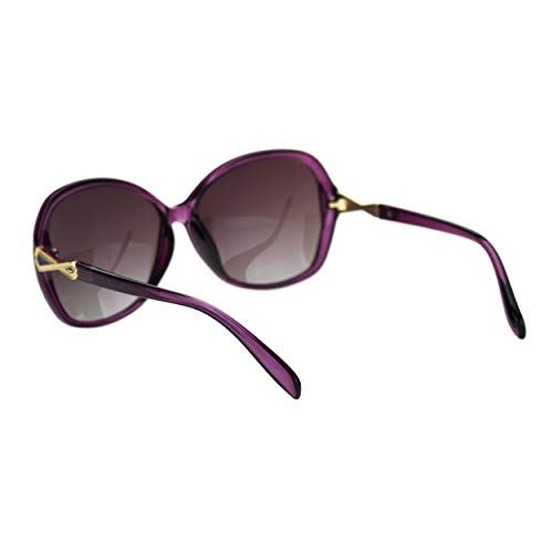 Polarized Lens Womens Geometric Art Deco Jewel Butterfly Sunglasses4