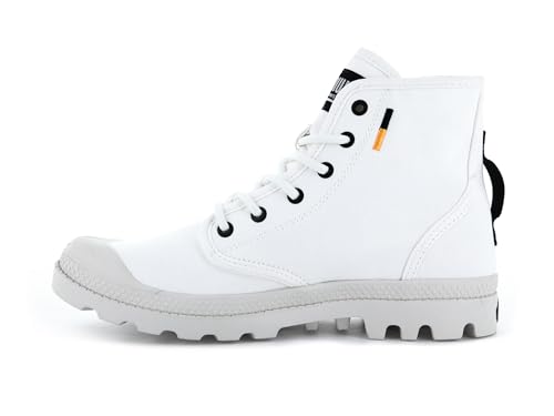 PALLADIUM Pampa Hi HTG Supply Star White Men's 5, Women's 6.5 Medium