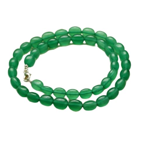 Collier de perles d'onyx vert idéal pour sublimer vos tenues d'été