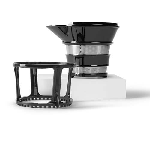 nutribullet Slow Juicer, estrattore di succo a freddo, estrattore frutta e verdura, potenza 150W, vaschetta per polpa da 887ml, caraffa da 700ml, nero, NBJ500 - immagine 4