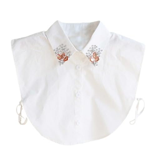 LoudSung Falso Collar Discacable Half Camisa Camisas Falso Collar...