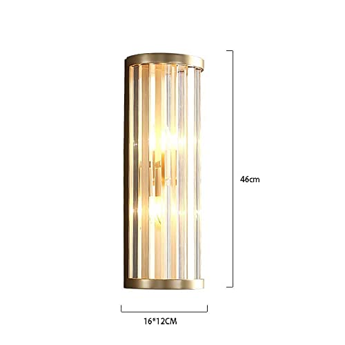 Lámpara de pared de cristal para iluminar pasillos oscuros y decoración de noche 7