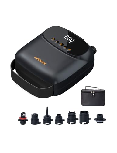 TIOMIOSEA Dreistufige Hochdruckluftpumpe 4500 PSI / 30-40 MPa – Mit Manometer & Filter Für Luftgewehre, Reifen, Tauchflaschen