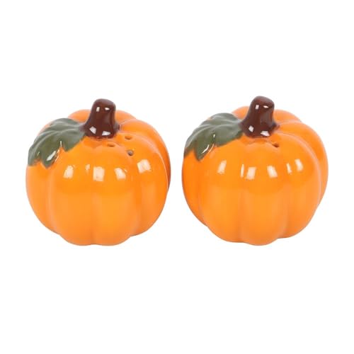 Image of Something Different Pumpkin Salt and Pepper Shakers (Pack of 2) (One Size) (Orange)