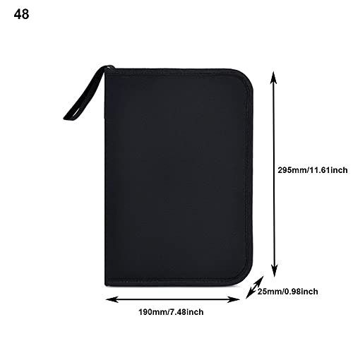 SagaSave Astuccio per matite colorato 48 Slot