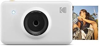 Kodak Mini Shot Wireless Instant Digital Camera & Portable Photo Printer, LCD Display, Premium Quality Full Color Prints, Compatible w/iOS & Android (White)