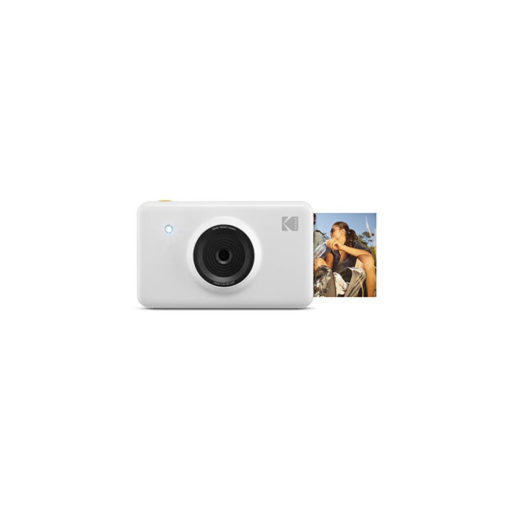 KODAK-KOD-MSW-Mini-Shot-Wireless-Instant-Digital-Camera-Social-Media-Portable-Photo-Printer-LCD-Display-Premium-Quality-Full-Color-Prints-Compatible-wiOS-Android-White