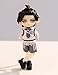 YMY Ob11 Doll Clothes 1/12 Scale Shirt Tie Waistcoat Pants Boys Uniform Set for BJD GSC Doll Clothing(Blue)