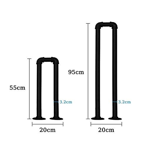 Mains courantes industrielles kit complet rampe d'escalier 1 marche