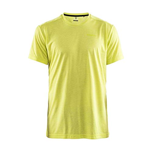 Craft Charge Men's Running T-Shirt, mens, CR1907033, lime chine, FR : S (Taille Fabricant : B: S)
