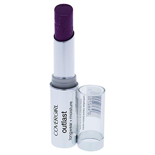 COVERGIRL Outlast Longwear Lipstick Vixen Violet 940, .12 oz