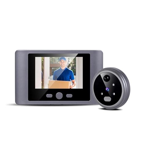 Doorbell 2.8in LCD Screen Smart Wireless Door Viewer Camera PIR Motion Detection 90° Wide Angle Night Vision Door Bell - Detailed View