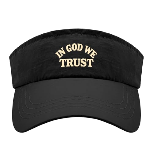in God We Trust Ball Fashion Caps for Womens Adjustable Visor Hat