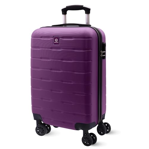 AMICHI - Maletas de Viaje Cabina - Maleta Cabina - Maletas de Viaje - Apta para Ryannair- Trolley Equipaje para Avion Resistente con 4 Ruedas de 360º y candado