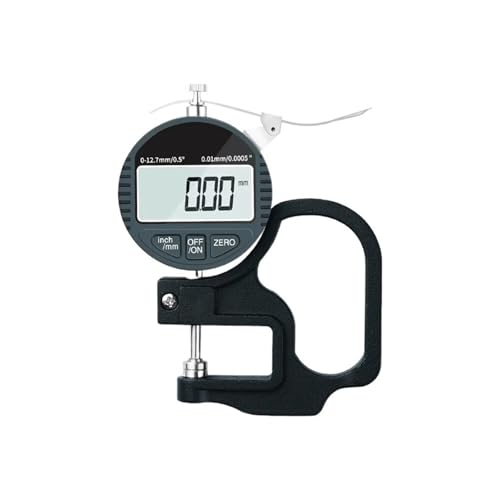 Micrómetro digital para medición de espesor 0.01mm miniatura 1