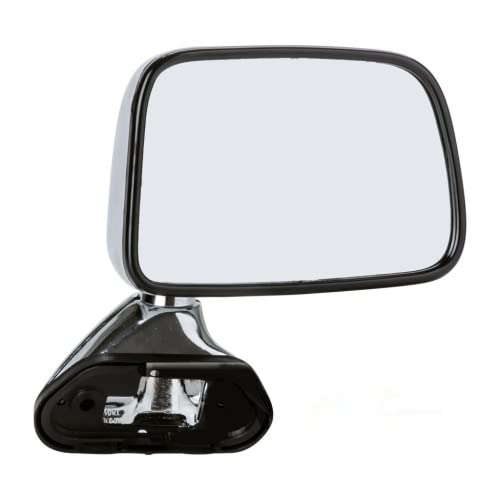 FITRITE AUTO PARTS New Right Passenger Side Manual Door Mirror For 1989-1995 Toyota Pickup, With Vent Window, Single Glass, Door Mounted, Foldaway Type, Chrome TO1321122 8791034020