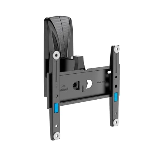Meliconi Space System Turn 200, Supporto TV Parete, Staffa TV 26"-45", VESA 50-75-100-200, Portata Max 30 Kg, Rotazione Verticale -5°/+12°, Rotazione Orizzontale ±25°, Fast Block System Sicuro