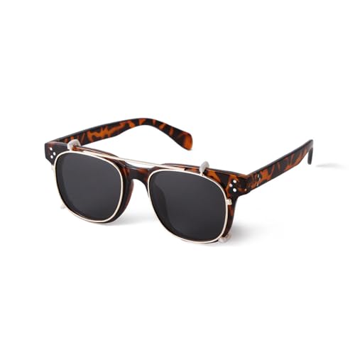 Lunettes de soleil steampunk vintage taille unique motif léopard