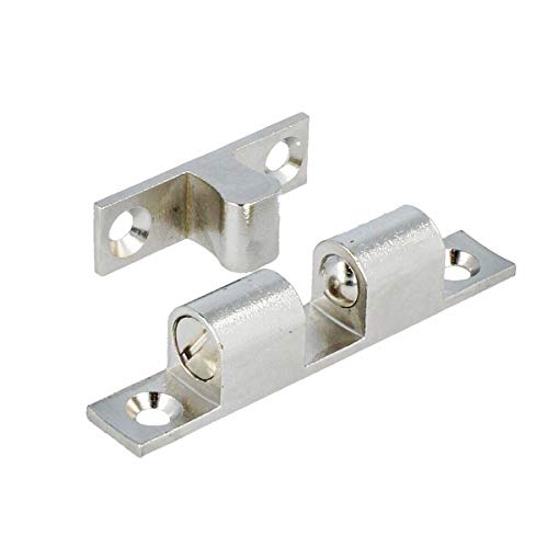 Doppelkugelschnäpper Schnäpper aus Messing vernickelt - Länge 60 * 13mm