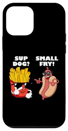 Fast Food Hot Dog And Small Fry ��������O���� Sup Dog BBQ �X�}�z�P�[�X iPhone 12 mini �p