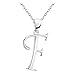 Produktbild SOFIA MILANI - Damen Halskette 925 Silber - F Buchstaben Anhänger - 50358
